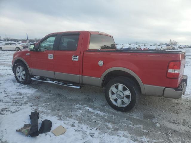 1FTPW12V16FA75324 - 2006 FORD F150 SUPERCREW RED photo 2