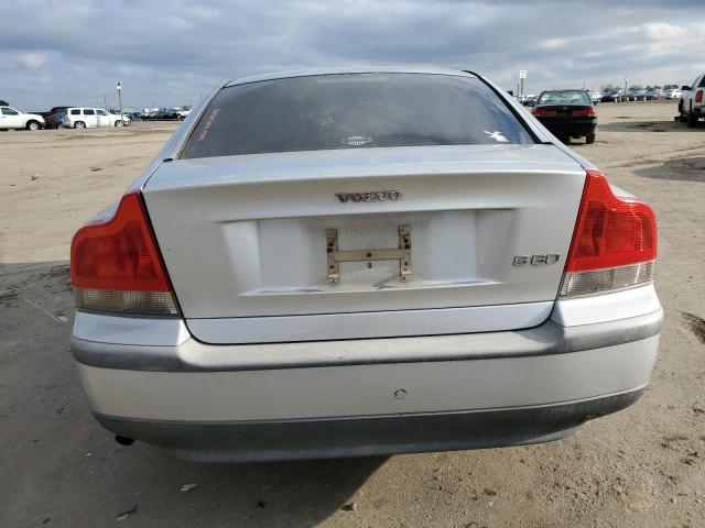 YV1RS64A232284564 - 2003 VOLVO S60 SILVER photo 6