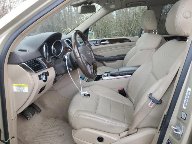 4JGDA5HB0CA012127 - 2012 MERCEDES-BENZ ML 350 4MATIC BEIGE photo 7