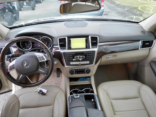 4JGDA5HB0CA012127 - 2012 MERCEDES-BENZ ML 350 4MATIC BEIGE photo 8