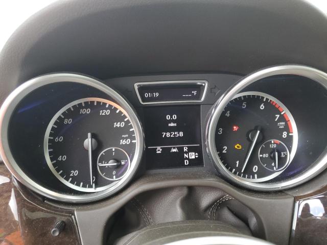 4JGDA5HB0CA012127 - 2012 MERCEDES-BENZ ML 350 4MATIC BEIGE photo 9