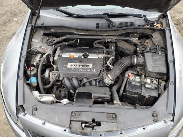 1HGCS12758A010912 - 2008 HONDA ACCORD EX GRAY photo 11