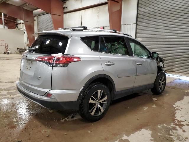 2T3RFREV4HW692799 - 2017 TOYOTA RAV4 XLE SILVER photo 3