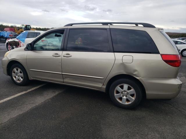 5TDZA23C45S250819 - 2005 TOYOTA SIENNA CE GOLD photo 2