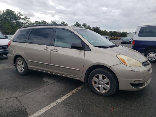 5TDZA23C45S250819 - 2005 TOYOTA SIENNA CE GOLD photo 4