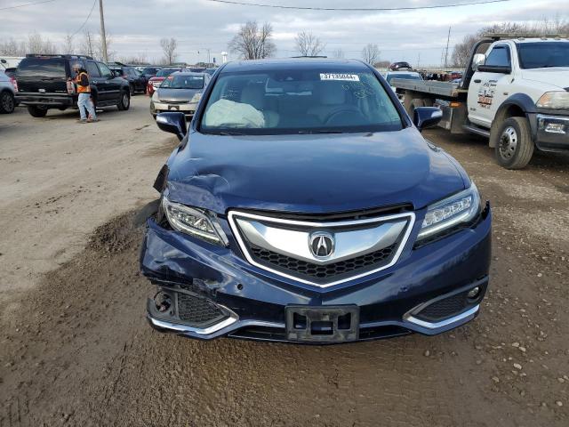 5J8TB4H7XGL010996 - 2016 ACURA RDX ADVANCE BLUE photo 5