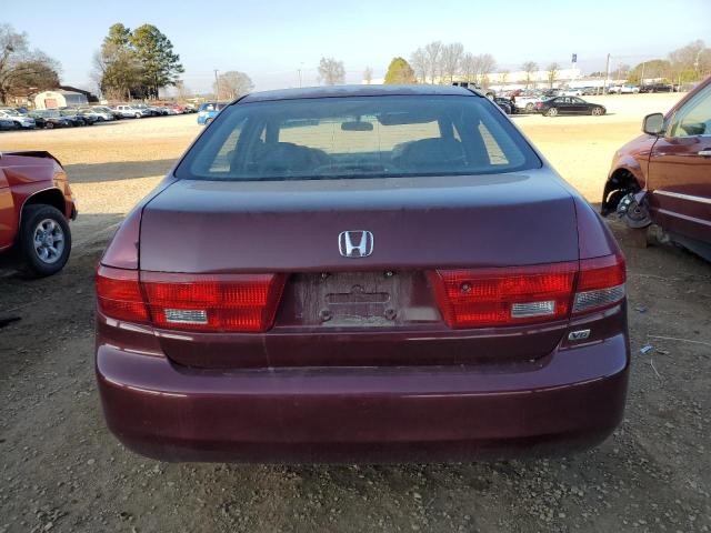 1HGCM56683A120879 - 2003 HONDA ACCORD EX RED photo 6