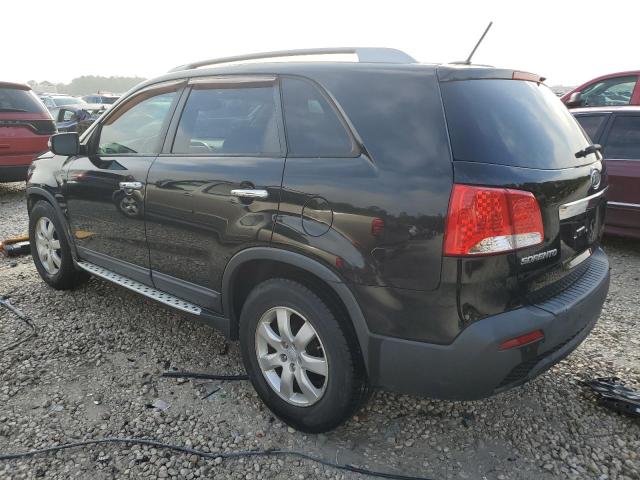 5XYKT3A62DG323745 - 2013 KIA SORENTO LX BLACK photo 2