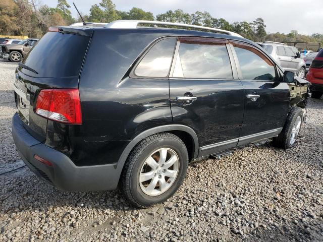 5XYKT3A62DG323745 - 2013 KIA SORENTO LX BLACK photo 3