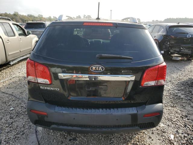 5XYKT3A62DG323745 - 2013 KIA SORENTO LX BLACK photo 6