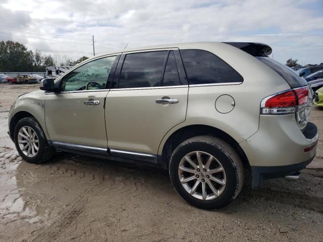 2LMDJ8JK8BBJ12706 - 2011 LINCOLN MKX BEIGE photo 2