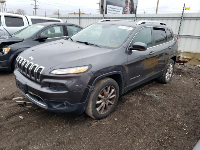 1C4PJMDS6FW663268 - 2015 JEEP CHEROKEE LIMITED GRAY photo 1