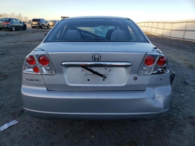 2HGES26783H549365 - 2003 HONDA CIVIC EX SILVER photo 6