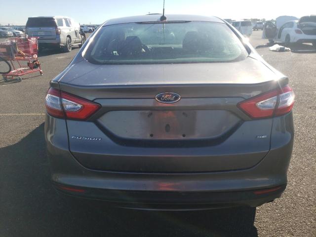 3FA6P0H77ER236357 - 2014 FORD FUSION SE GRAY photo 6