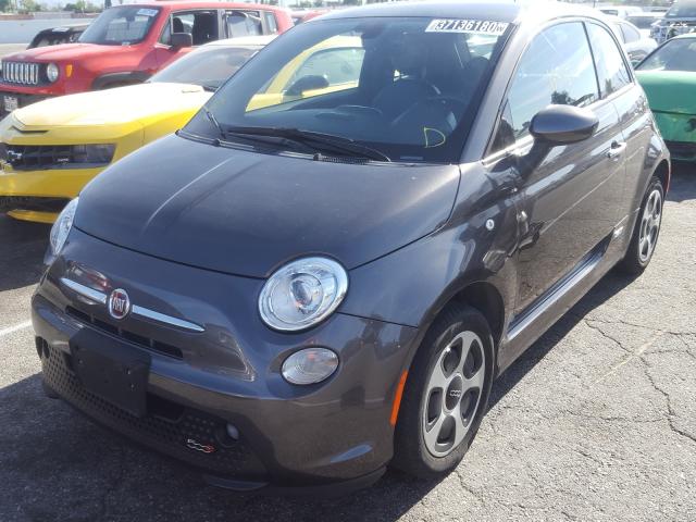 3C3CFFGE7HT598414 - 2017 FIAT 500 ELECTRIC  photo 2