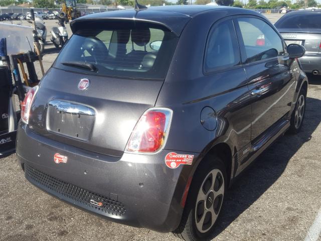 3C3CFFGE7HT598414 - 2017 FIAT 500 ELECTRIC  photo 4