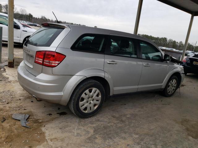 3C4PDCAB9ET235205 - 2014 DODGE JOURNEY SE SILVER photo 3