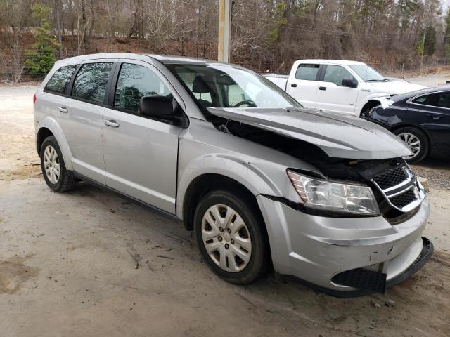 3C4PDCAB9ET235205 - 2014 DODGE JOURNEY SE SILVER photo 4