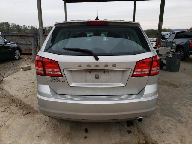 3C4PDCAB9ET235205 - 2014 DODGE JOURNEY SE SILVER photo 6