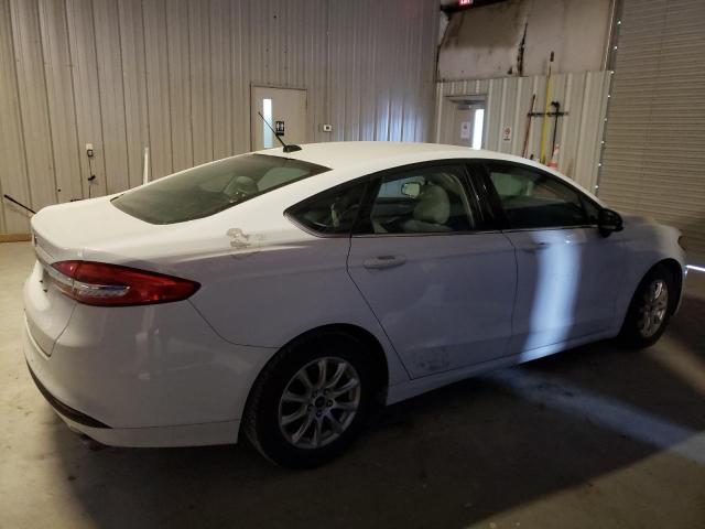 3FA6P0G73HR175756 - 2017 FORD FUSION S WHITE photo 3