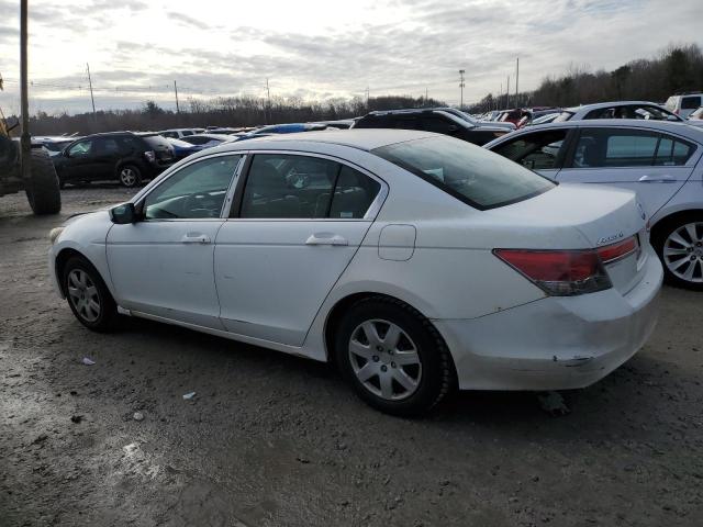 1HGCP2F33CA089827 - 2012 HONDA ACCORD LX WHITE photo 2