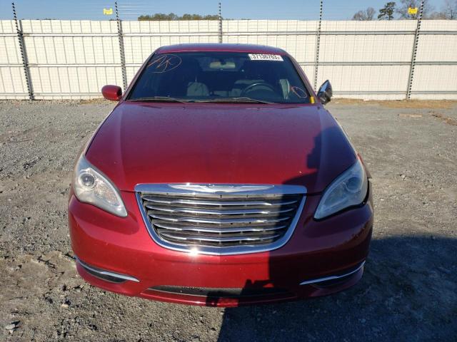 1C3CCBBB3DN649982 - 2013 CHRYSLER 200 TOURING BURGUNDY photo 5