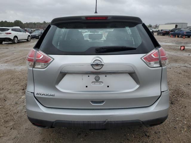 KNMAT2MTXFP551581 - 2015 NISSAN ROGUE S SILVER photo 6