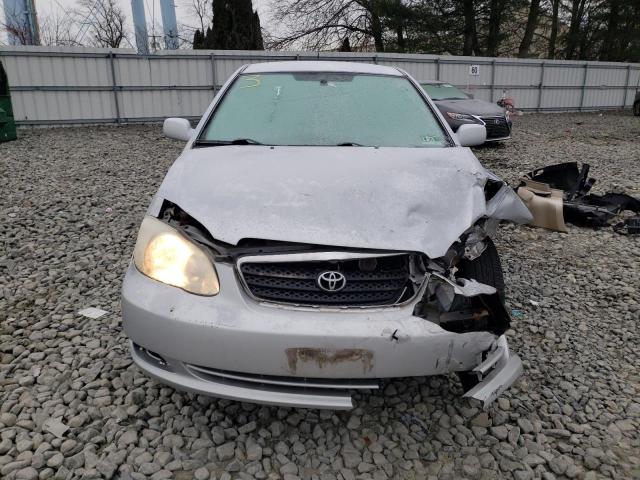 2T1BR32E57C745772 - 2007 TOYOTA COROLLA CE SILVER photo 5