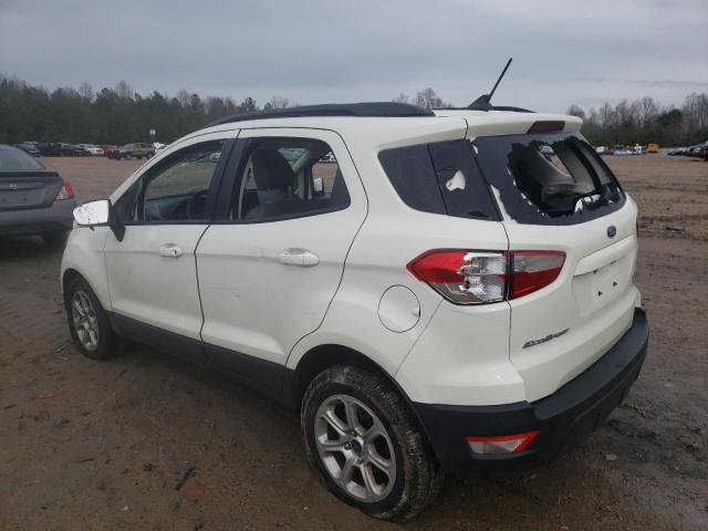 MAJ3S2GE6MC443221 - 2021 FORD ECOSPORT SE WHITE photo 2