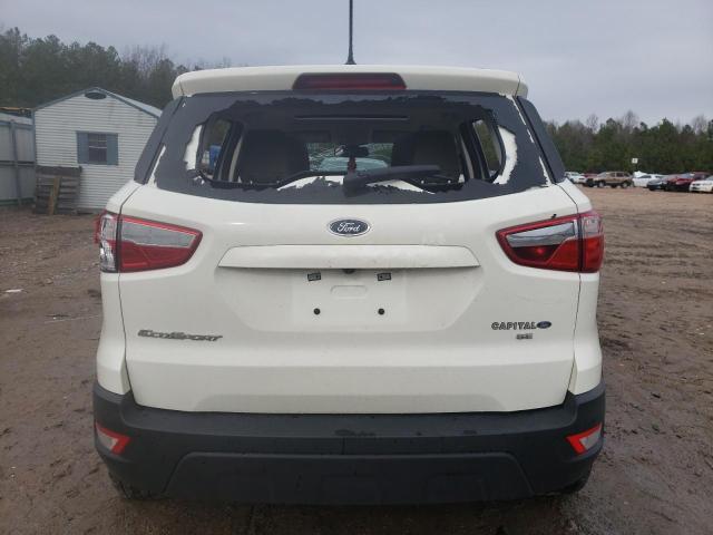 MAJ3S2GE6MC443221 - 2021 FORD ECOSPORT SE WHITE photo 6
