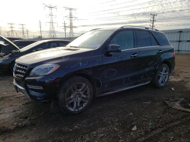 4JGDA5HB5DA164051 - 2013 MERCEDES-BENZ ML 350 4MATIC BLACK photo 1