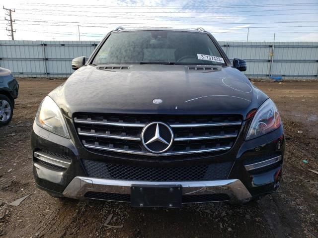 4JGDA5HB5DA164051 - 2013 MERCEDES-BENZ ML 350 4MATIC BLACK photo 5