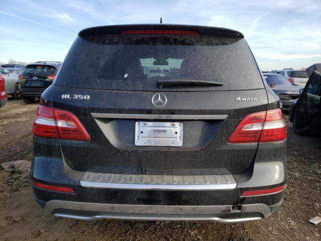 4JGDA5HB5DA164051 - 2013 MERCEDES-BENZ ML 350 4MATIC BLACK photo 6