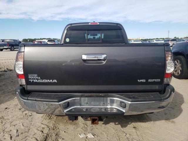 3TMMU4FNXBM037637 - 2011 TOYOTA TACOMA DOUBLE CAB LONG BED GRAY photo 6