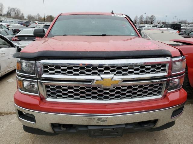 1GCVKREC5EZ234127 - 2014 CHEVROLET SILVERADO K1500 LT RED photo 5