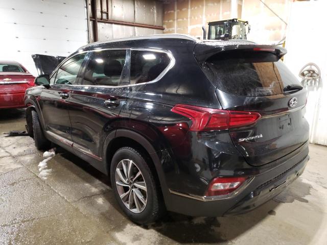 5NMS3CADXKH071910 - 2019 HYUNDAI SANTA FE SEL Սև լուսանկար 2
