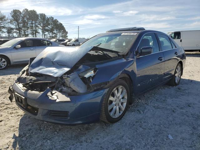 1HGCM66556A044765 - 2006 HONDA ACCORD EX BLUE photo 1