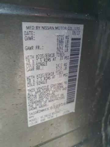 5N1DR2MM4JC610916 - 2018 NISSAN PATHFINDER S GRAY photo 13