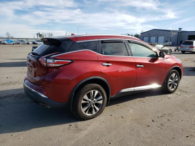 5N1AZ2MG6FN262609 - 2015 NISSAN MURANO S RED photo 3