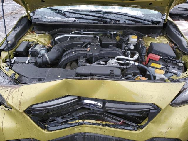 JF2GTHRC3NH203234 - 2022 SUBARU CROSSTREK SPORT YELLOW photo 12