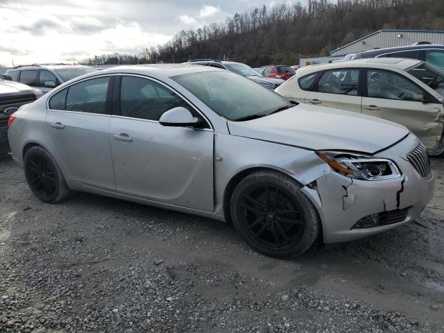 W04G15GV1B1112520 - 2011 BUICK REGAL CXL SILVER photo 4