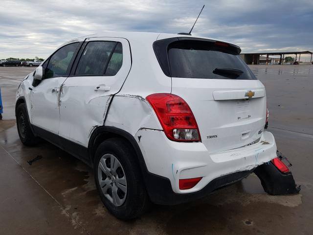 KL7CJKSB7JB628497 - 2018 CHEVROLET TRAX LS  photo 3