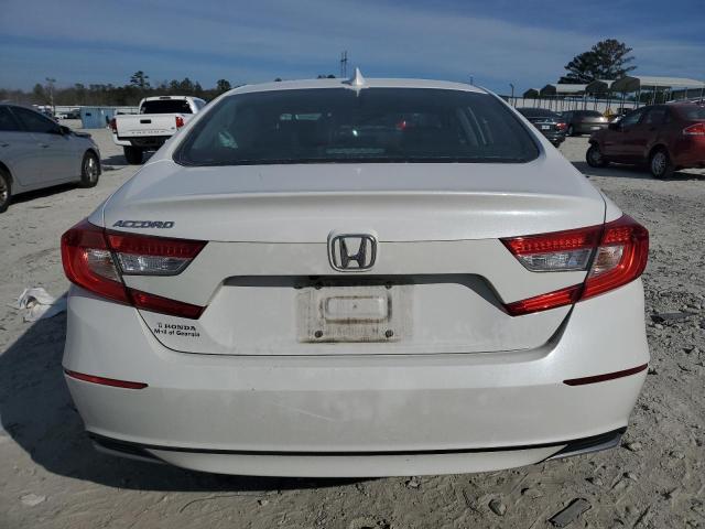 1HGCV1F10MA026880 - 2021 HONDA ACCORD LX WHITE photo 6