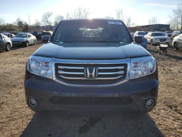 5FNYF4H92CB011180 - 2012 HONDA PILOT TOURING BLUE photo 5