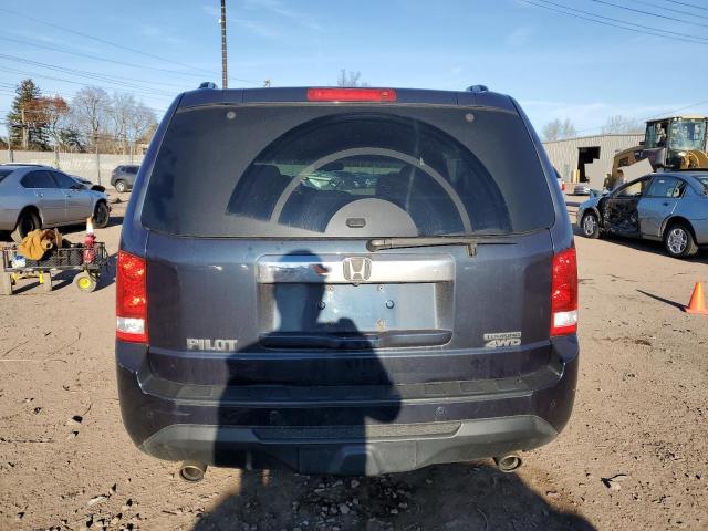 5FNYF4H92CB011180 - 2012 HONDA PILOT TOURING BLUE photo 6