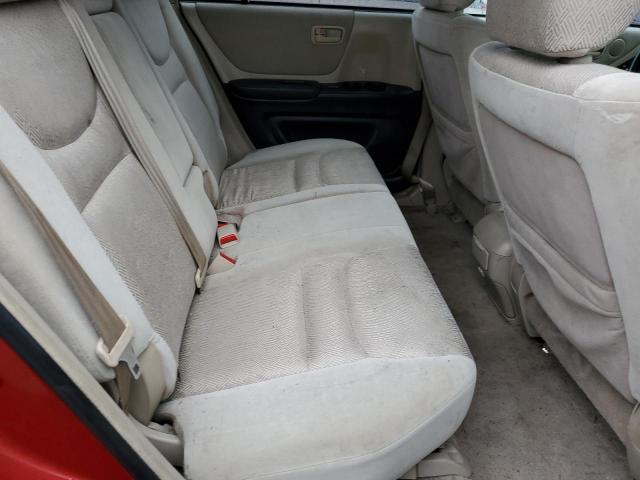 JTEHD21A430020875 - 2003 TOYOTA HIGHLANDER RED photo 11