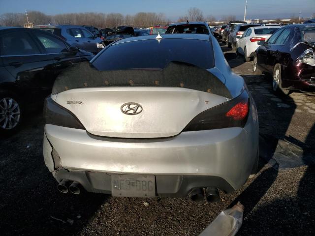 KMHHT6KDXDU100968 - 2013 HYUNDAI GENESIS CO 2.0T SILVER photo 6