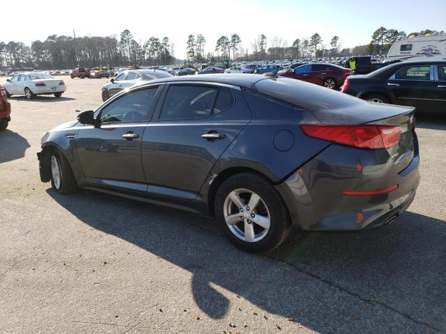 KNAGM4A72F5625966 - 2015 KIA OPTIMA LX GRAY photo 2