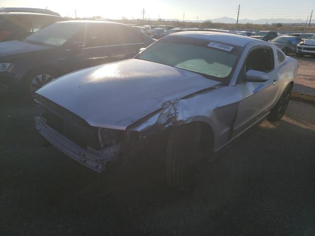 1ZVBP8AM4E5286351 - 2014 FORD MUSTANG SILVER photo 1