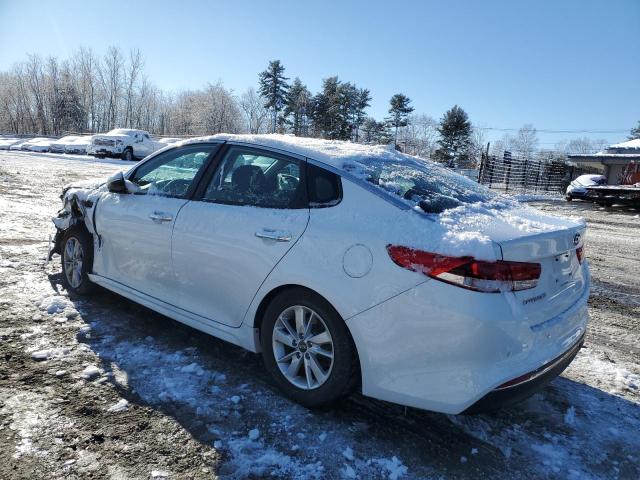 5XXGT4L34JG209177 - 2018 KIA OPTIMA LX WHITE photo 2